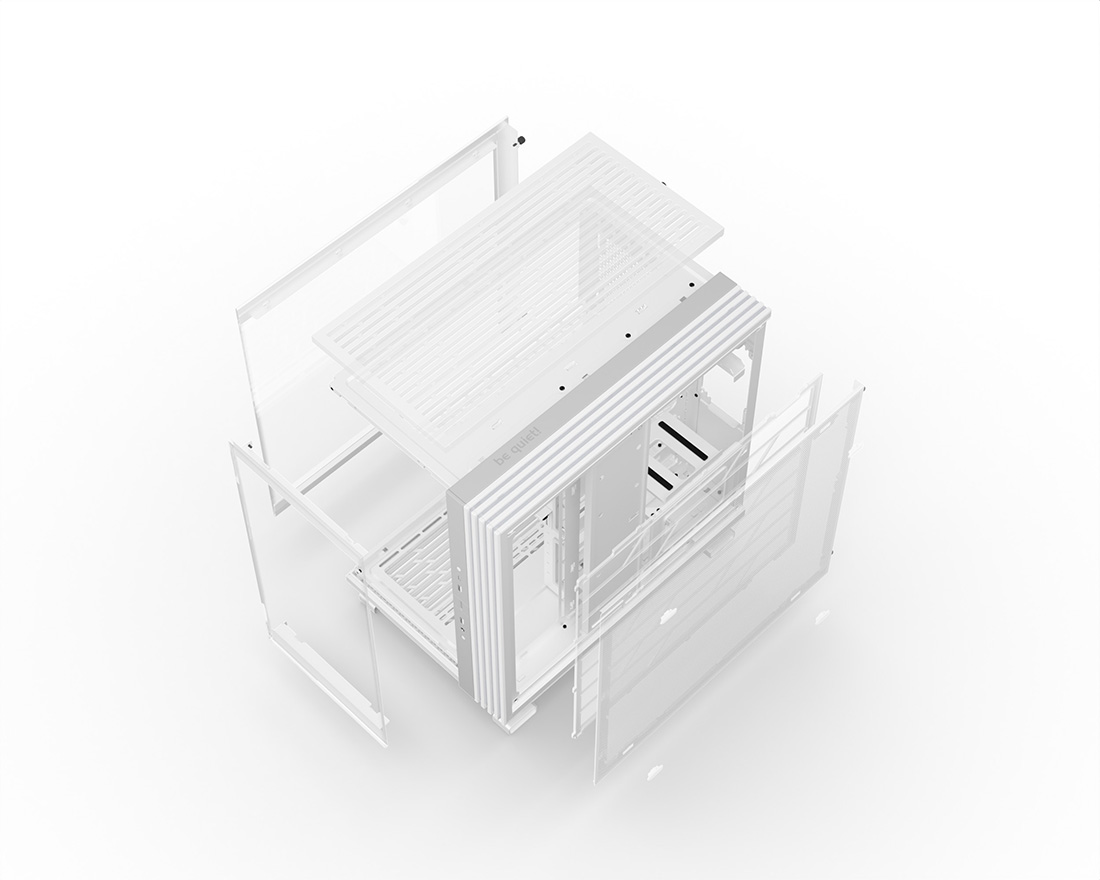 be quiet! LIGHT BASE 600 DX ホワイト Amazon.com: be quiet! Light Base 600 DX White PC Case